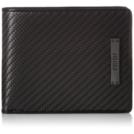 FuRyu GL027 Real Carbon Bifold Wallet, Black