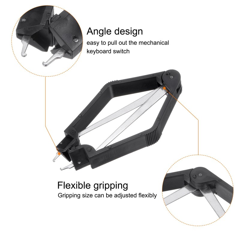 sourcing map IC Chip Extractor 100mm Stainless Steel with U