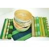 Bamboo Placemats, Pack of 4 Handmade Wood Table Mats, Eco