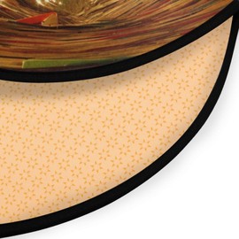 Tatenale Round Rug 3ft Area Rugs Chair Mat Carpet for Floor Living Room Bedroom Bathroom Kitchen Indoor Outdoor Non Slip Washable 36.2x36.2Inch Books Swirl