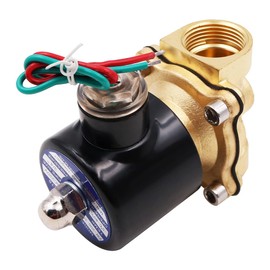 WANGCL Solenoid Valve Water 220V Irrigation Valve Solenoid Valve Normally Closed - DN15 1/2" for for Air Water Oil