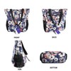 ESVAN Original Floral Waterproof Large Tote Bag for Gym Beach