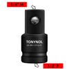 TONYNOL Impact Socket Adapter 1/2" F to 3/4" M,Cr-Mo Steel,