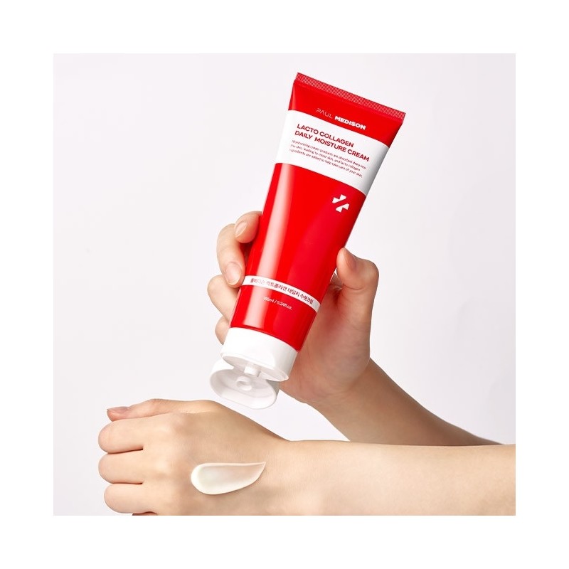 Paul Medison Lactocollagen Daily Moisturizing Cream 155ml, 5 Foam Cleansing