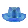 Arsimus Metallic Cowboy Hat (Turquoise)