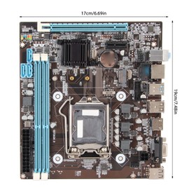 H81 Gaming Motherboard, for Intel LGA 1150 Dual Channel DDR3 PC Motherboard with High Speed M.2 Interface, I, O Interfaces, 1600MHz Gaming Motherboard
