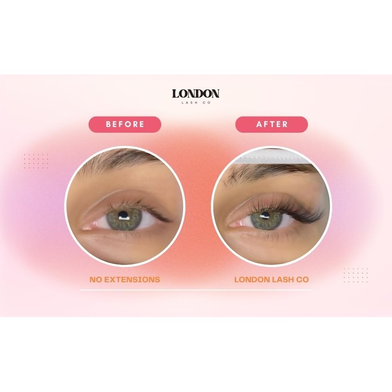London Lash Co Natural – Classic D Curl Eyelash Extensions