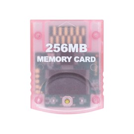 Mcbazel Tarjeta de memoria de 256 MB para consola Gamecube y Wii, color rosa