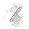 sourcing map 2inch Long Steel Small Slip Joint Flag Hinge