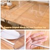 72 Inch Clear Round Table Cover Protector 1.5mm Thick Table