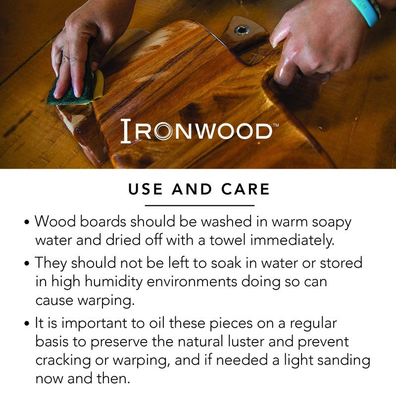 Ironwood Gourmet Nesting Bread Cutting Board with Crumb Catcher, 10.25