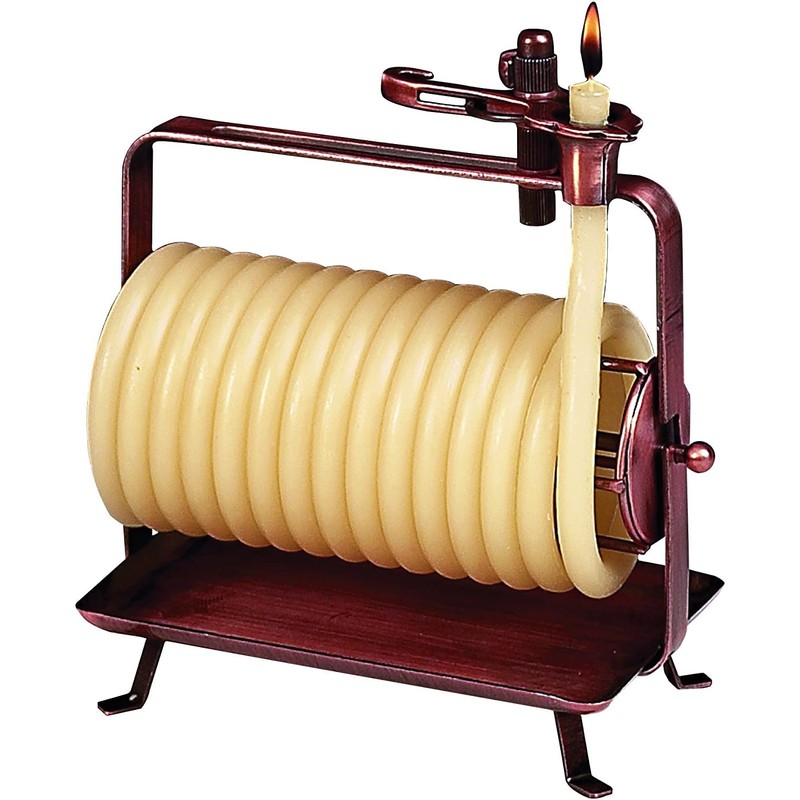 Candle by the Hour 80-Hour Horizontal Candle, Eco-friendly Natural Beeswax