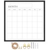 Umtiit Monthly Calendar Dry Erase Whiteboard 19.7 x 19.7 inch(50