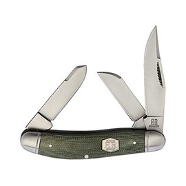 Rough Ryder Sowbelly Green Micarta Brushed RR1991