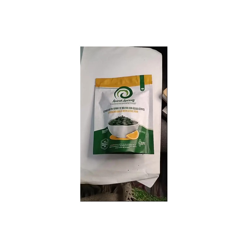 Alga Spirulina Máxima Vegan Kosher Acido Cítrico(vitamina C)