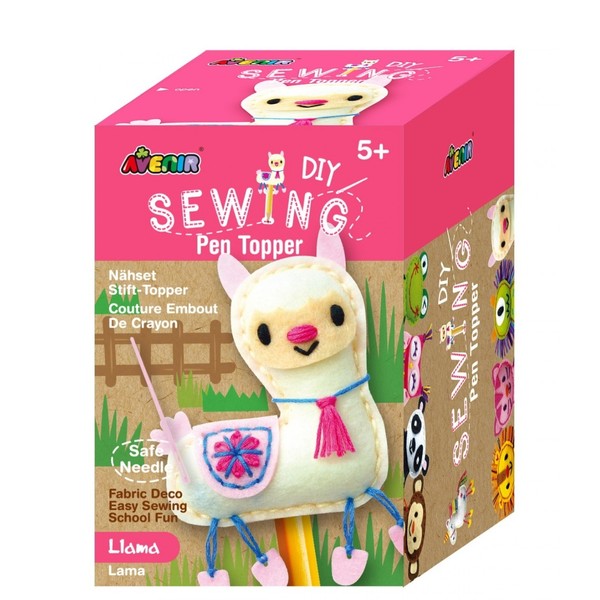 Avenirkids DIY Sewing Lama Pen Topper 5+, 1pc