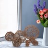 Happyyami 8 Pieces Rattan Balls Rattan Balls Craft Vase Filler