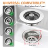 Solid Brass Body 3-in-1 Kitchen Sink Drain Strainer & Stopper,