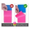 1200 Hojas Notas Adhesivas Neon Tipo Post-it 7.6x7.6cm Block