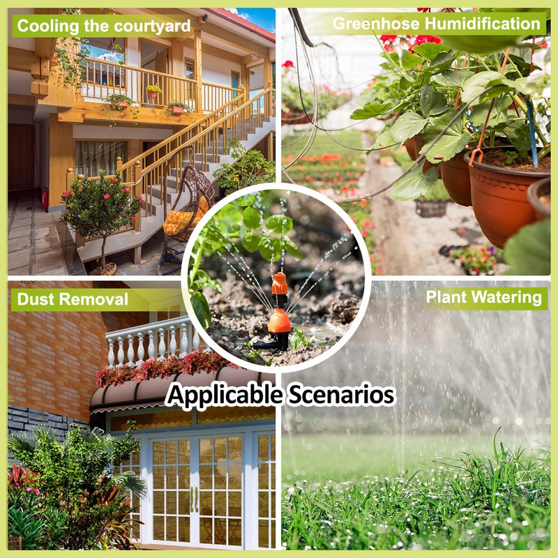 Watering Timer Multi-Functional Electronic Two Dial Digital Automatic Irrigation Timer
