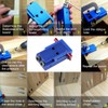 Pocket Hole Drilling Jig Kit Woodworking Oblique Drill Guide Set