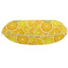 Ambesonne Yellow Travel Pillow Neck Rest, Lemon Orange Lime Fruit