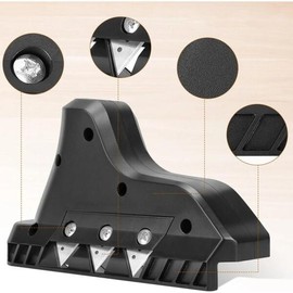 석고보드 V자형 엣지 연삭기 45도 앵글 커터 목공 도구 플래너 Drywall V-Edge Sander 45 Degree Angle Cutter Woodworking Tool Planner [01 1PC]