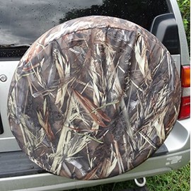 Camo Spare Tire Cover 27 inch Tire for 12 inch Width or Less. DRT Camoflage