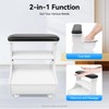 Foot Bath Stool, Portable Esthetician Trolley Cart Foot Rest Massage