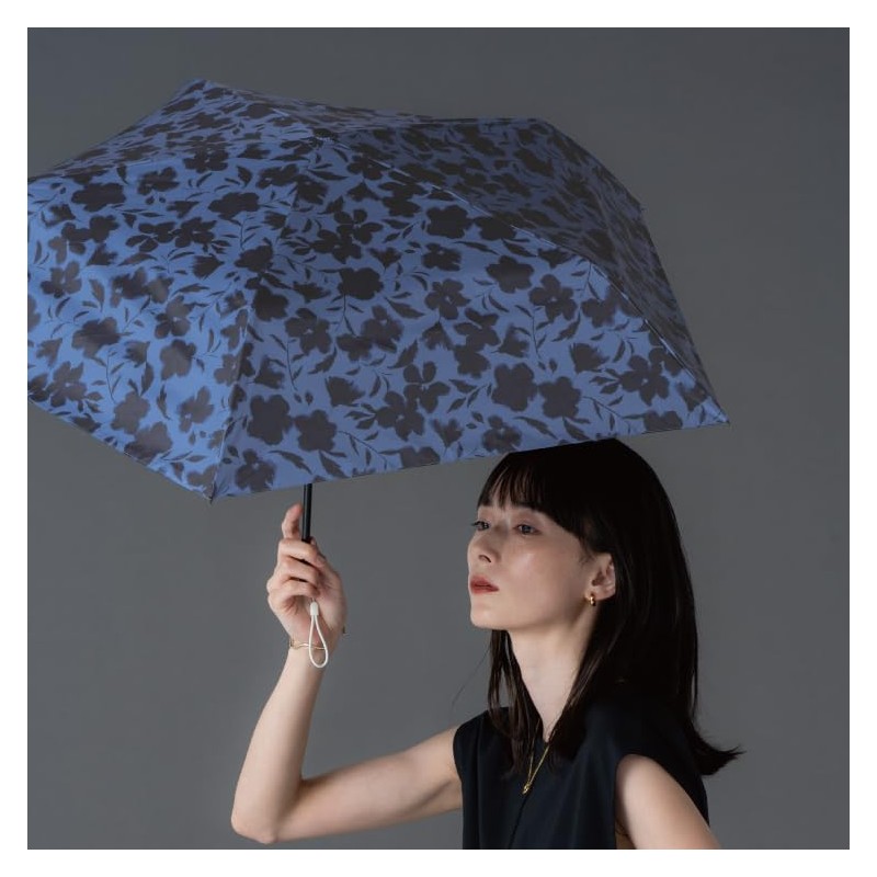 [2025] Wpc. 801-16853-102 Parasol Light Filtering Lightweight Flower Silhouette Mini