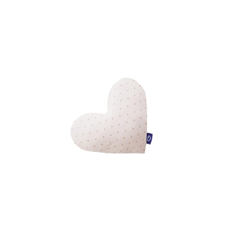 Cuddly Cushion Heart Twister Beige 38 x 30 x 12