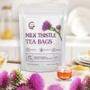 Organic Milk Thistle Tea Bags, 40 Teabags, 3g/Bag - Supports