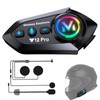 Greatzer Motorcycle Helmet Bluetooth 5.4 Headset Speakers Wireless Intercom Headset