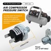 90-120 PSI Pressure Switch Long Lasting Steel Copper Surface Mount