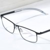 FONEX Titanium Glasses Frame,Men Square Myopia Optical Eyeglass Frame 8521,