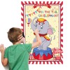 NATUOPPC Circus Party Supplies,Pin The Tail on The Elephant,Circus Party