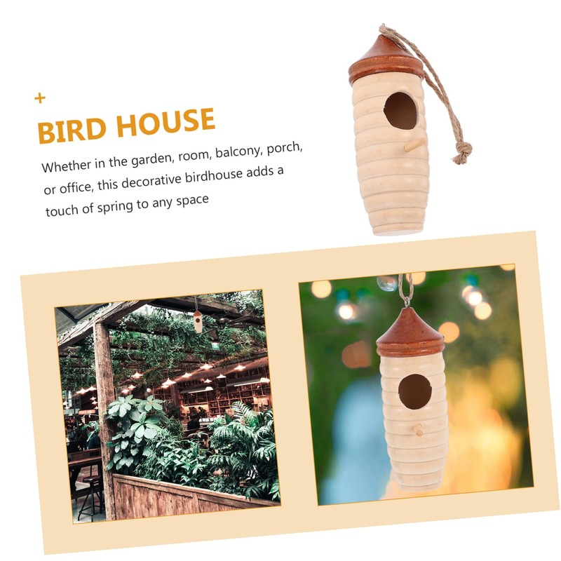 SUPVOX Bird Nesting Cave Hummingbird House Outdoor Garden Decor Bird