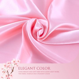 Univivi Super Soft Satin Garment Bags for Hanging Clothes, 43 Inch Zippered Suit Cover with Gussets, Breathable & Non-smell for Suits, Coats, Jackets, Shirts, 2 Pack - Pink