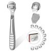 URAQT Stainless Steel Callus Slicer, Foot Scraper, Foot File, Rasp