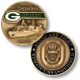 Armed Forces Depot USS Green Bay (LPD-20) Challenge Coin