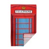 Elgate London Red Telephone Box Tea Towel - British Souvenir