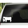 Cow & Calf Decal | Ranch Car Sticker | 6.5"