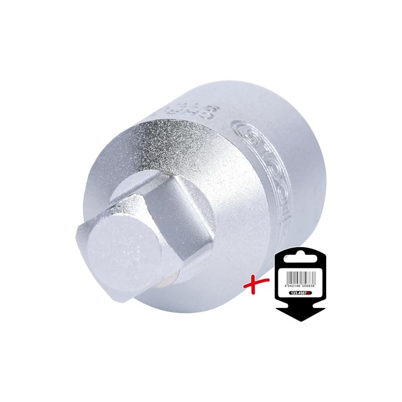 KS-Tools 911.1233-E 1/2" Reduzieradapter,1/2"Fx
