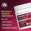 Dr. Berg Raw Organic Beet Powder from Real Earth-Grown Beets