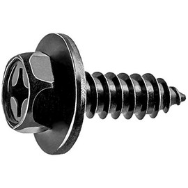 50 M6.3-1.81 X 20mm Phillips Hex Sems Tap Screws