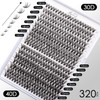 Lash Clusters DIY Lash Extensions Kit 320pcs Individual Lashes Clusters