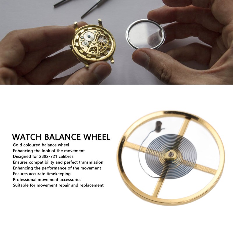 Watch Balance Wheel with Hairspring Replacement 3135 Watch Balance Wheel