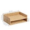Zeller Present Mesh Desk Tray, Rectangular, Off-White, 100% Paper, DIN