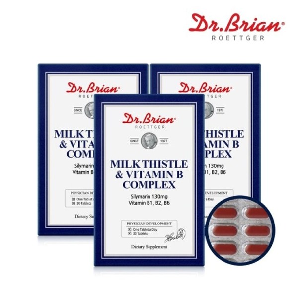 Dr. Brian Milk Thistle & Vitamin B Complex (30 Tablets)