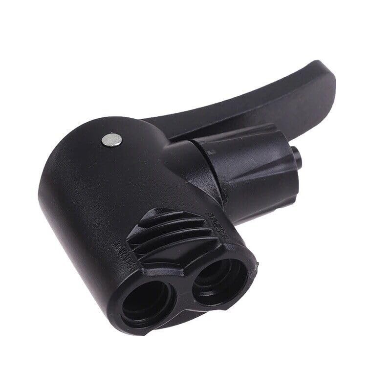 OKODOKO Replacement Dual Valve Bicycle Pump Head for Schrader &